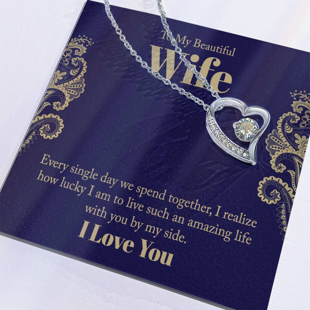 Every single day we spend together necklace