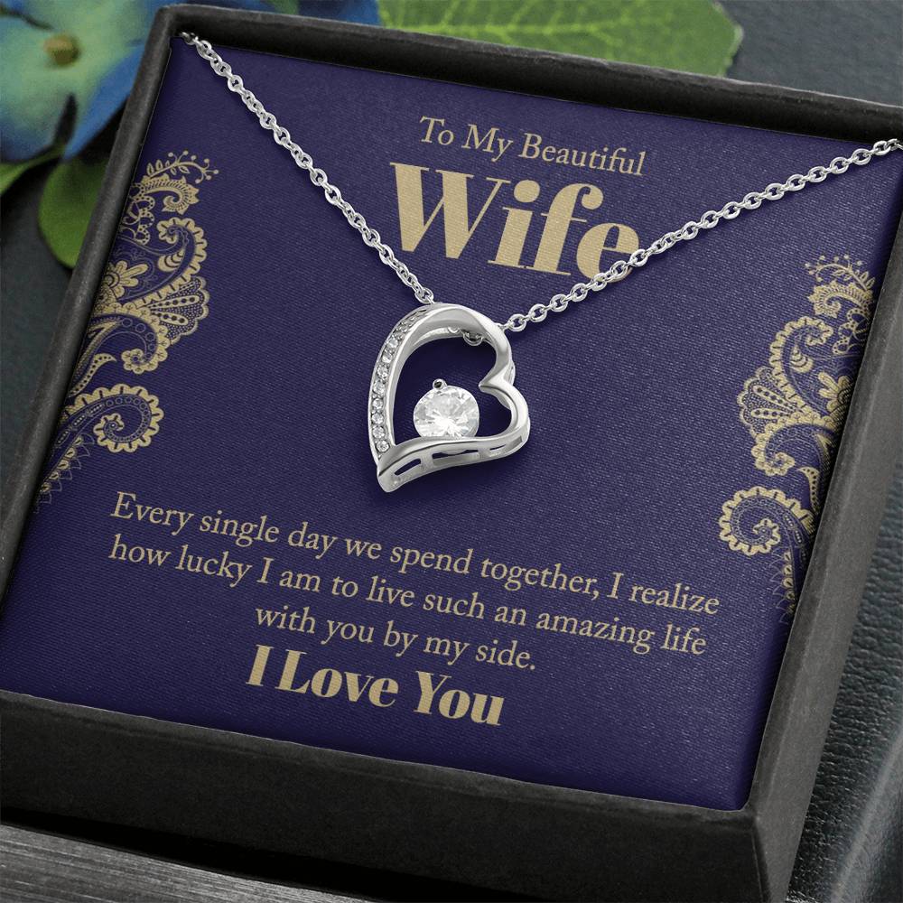 Every single day we spend together necklace