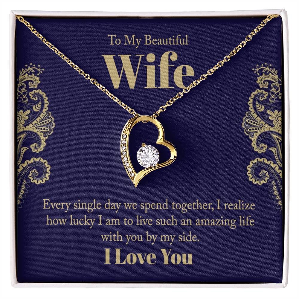 Every single day we spend together necklace